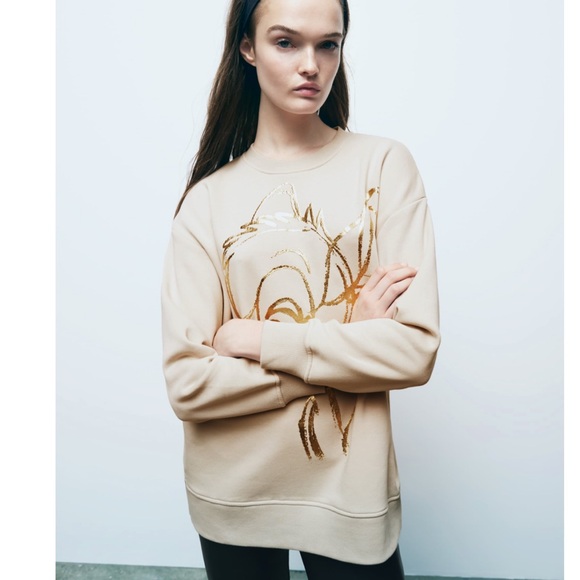 Zara Tops - Zara Bambi Disney sweatshirt